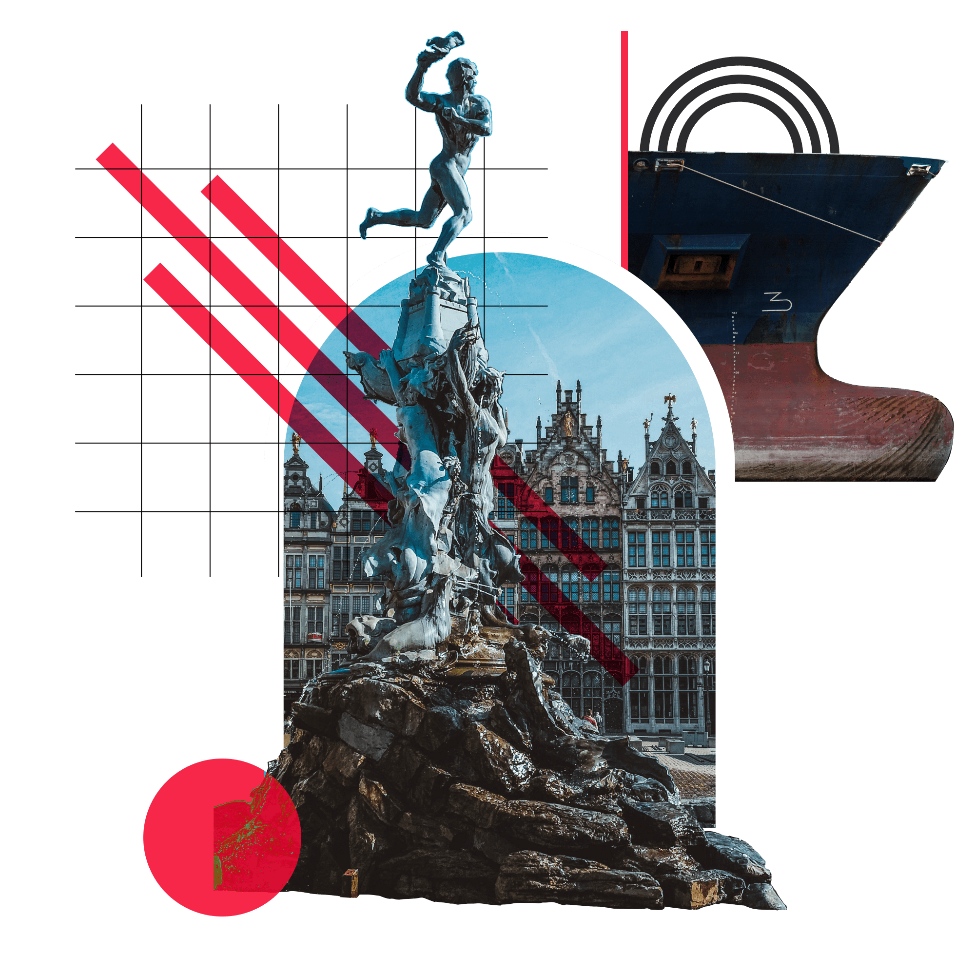 Illustration of a city covered by Culturius
