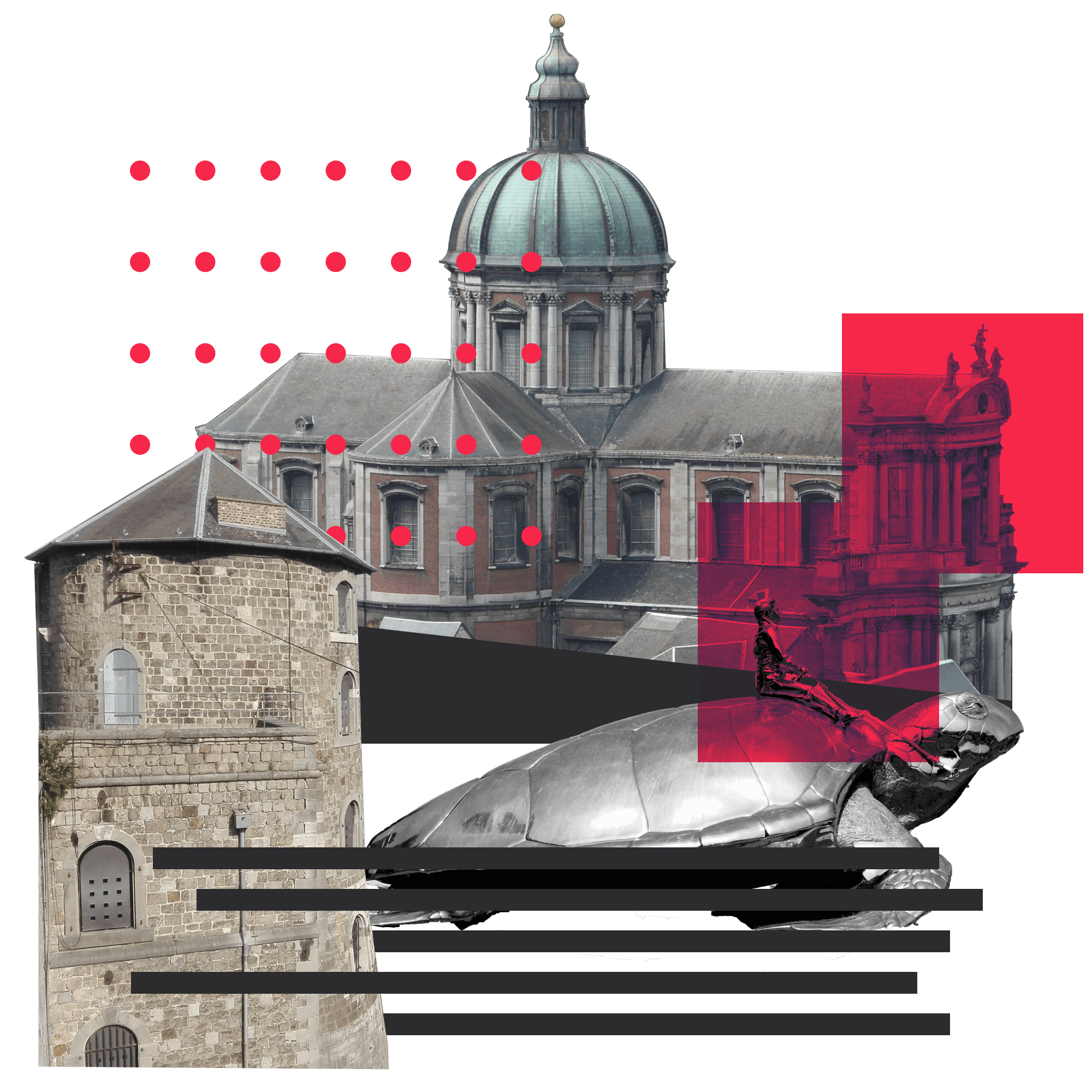 Illustration of a city covered by Culturius
