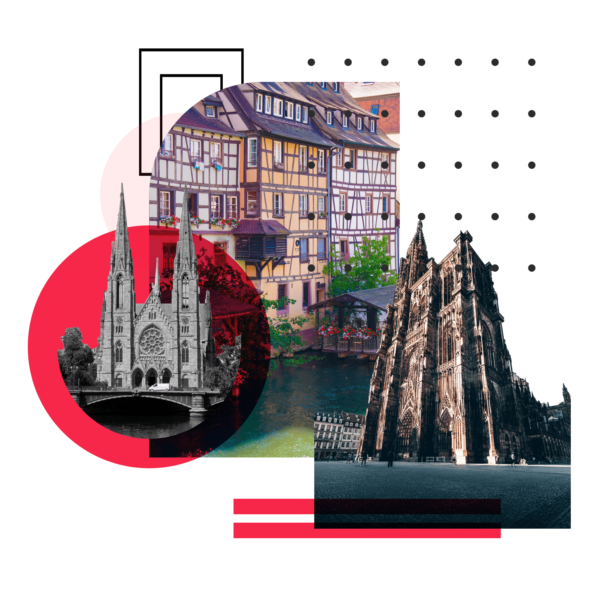 Illustration of a city covered by Culturius