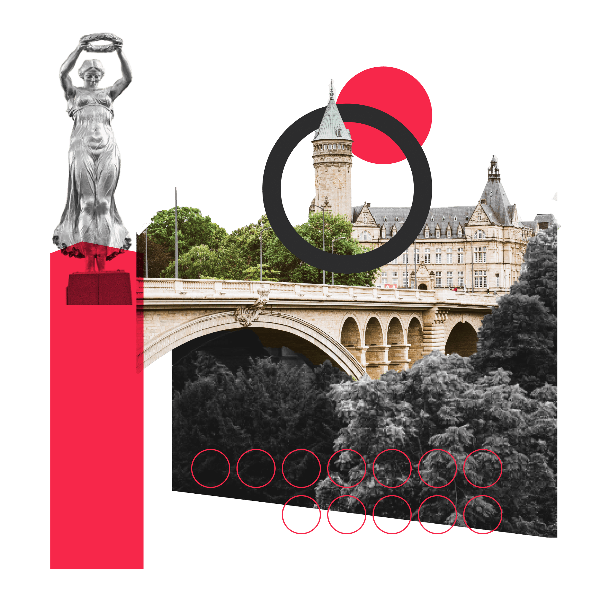 Illustration d'une ville couverte par Culturius