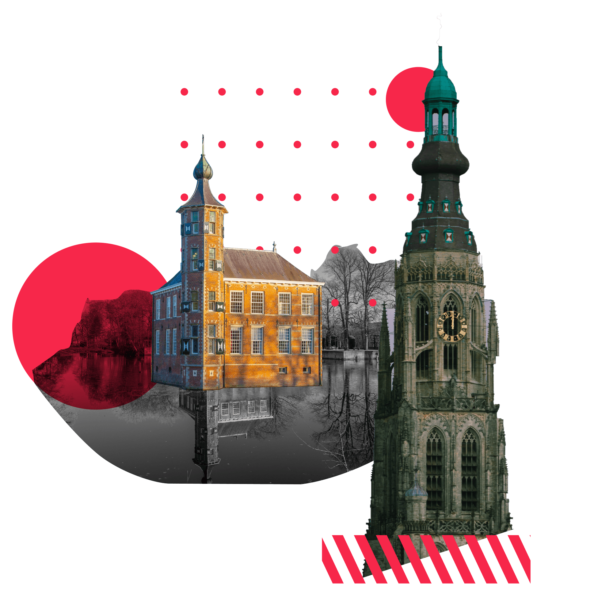 Illustration of a city covered by Culturius